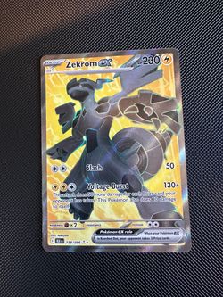 Zekrom ex Pokémon Card 158/086 Holo