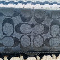 COACH CHECKBOOK WALLET