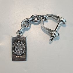 Dallas Cowboys 1993 Super Bowl XXVII Solid Sterling Silver Keychain.