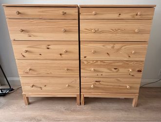 Dresser - 2 TARVA Wood IKEA Dressers