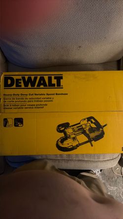 DEWALT BANDSAW HEAVY DUTY DEEP CUT VARIABLE SPEED MODEL # DWM120