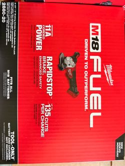 Milwaukee M18 FUEL 4-1/2 to 5” Grinder
