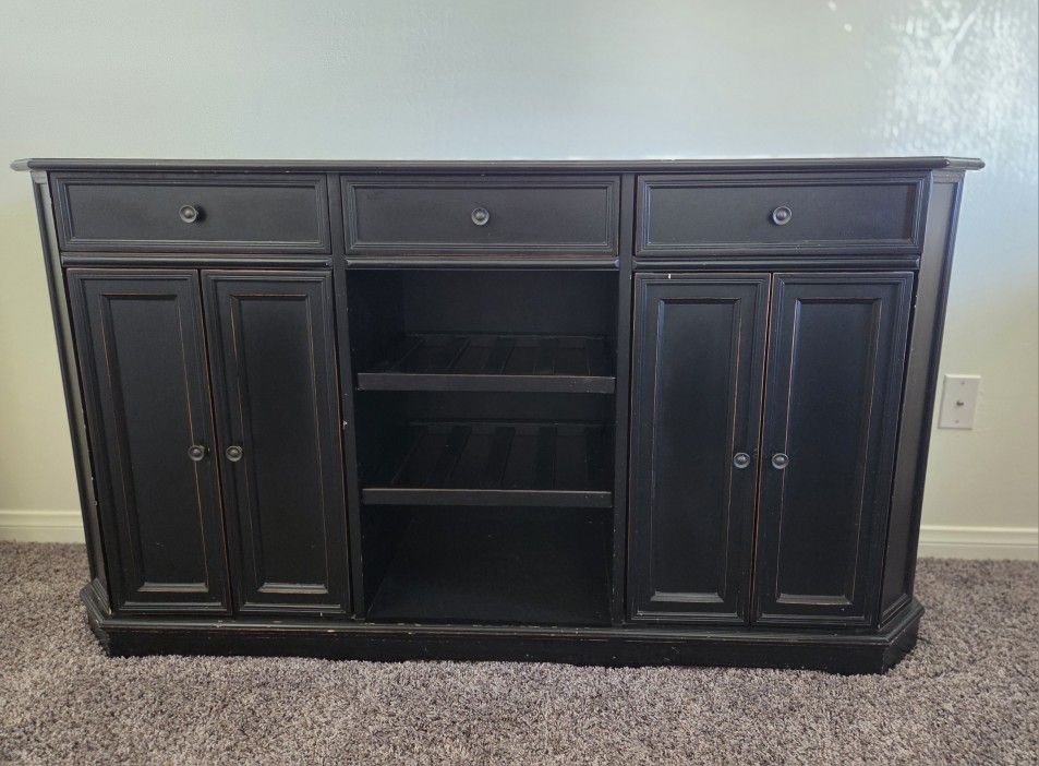Solid Wood Buffet / Storage Cabinet