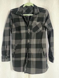 Plaid button down shirt