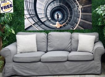 Dark Gray Ikea Ektorp Couch