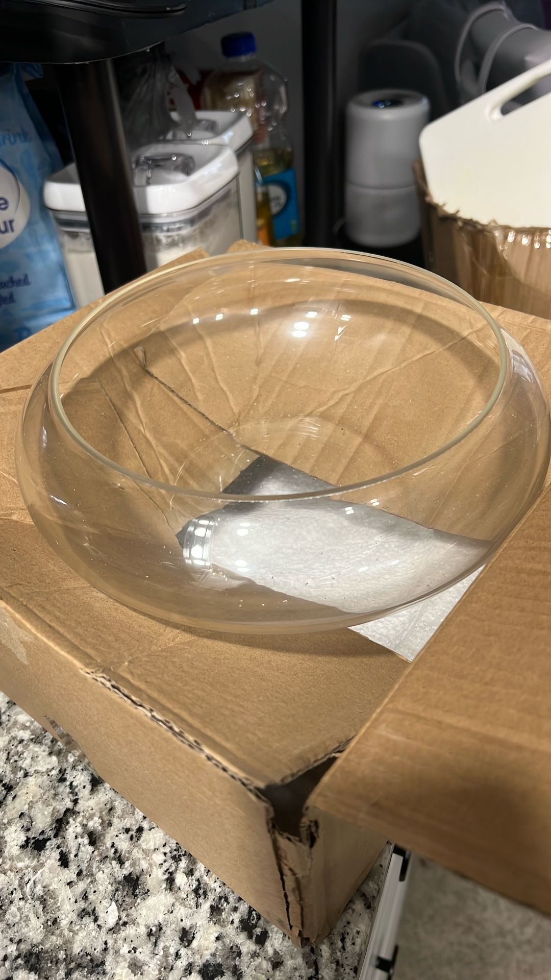 Decorative glass bowls