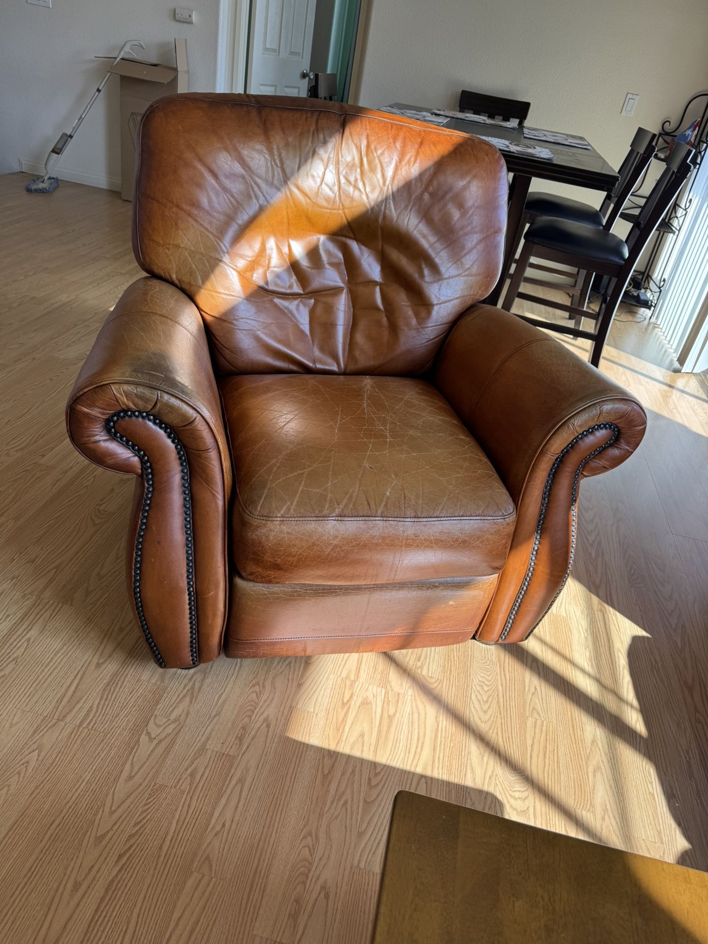 Leather Recliner $150