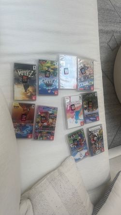 10 Nintendo Switch Games Bundle - Mario Kart 8, Smash Bros, Zelda & More!