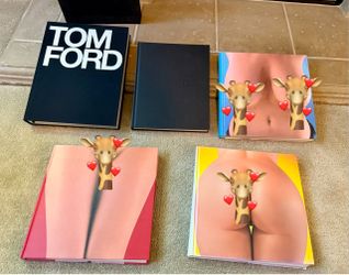 Tom ford, Cartier, 3 Dian Hanson coffee table books