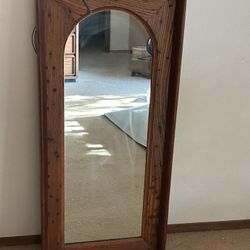 Vintage DIllingham MCM Walnut Mirror