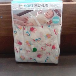 Summer Soft Muslin Baby Changing Pad Cover 