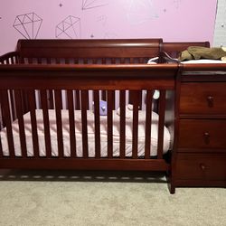 Crib and Changing Table Combo