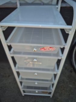 Plastic drawers