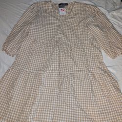 Beige Primark Dress Size 12