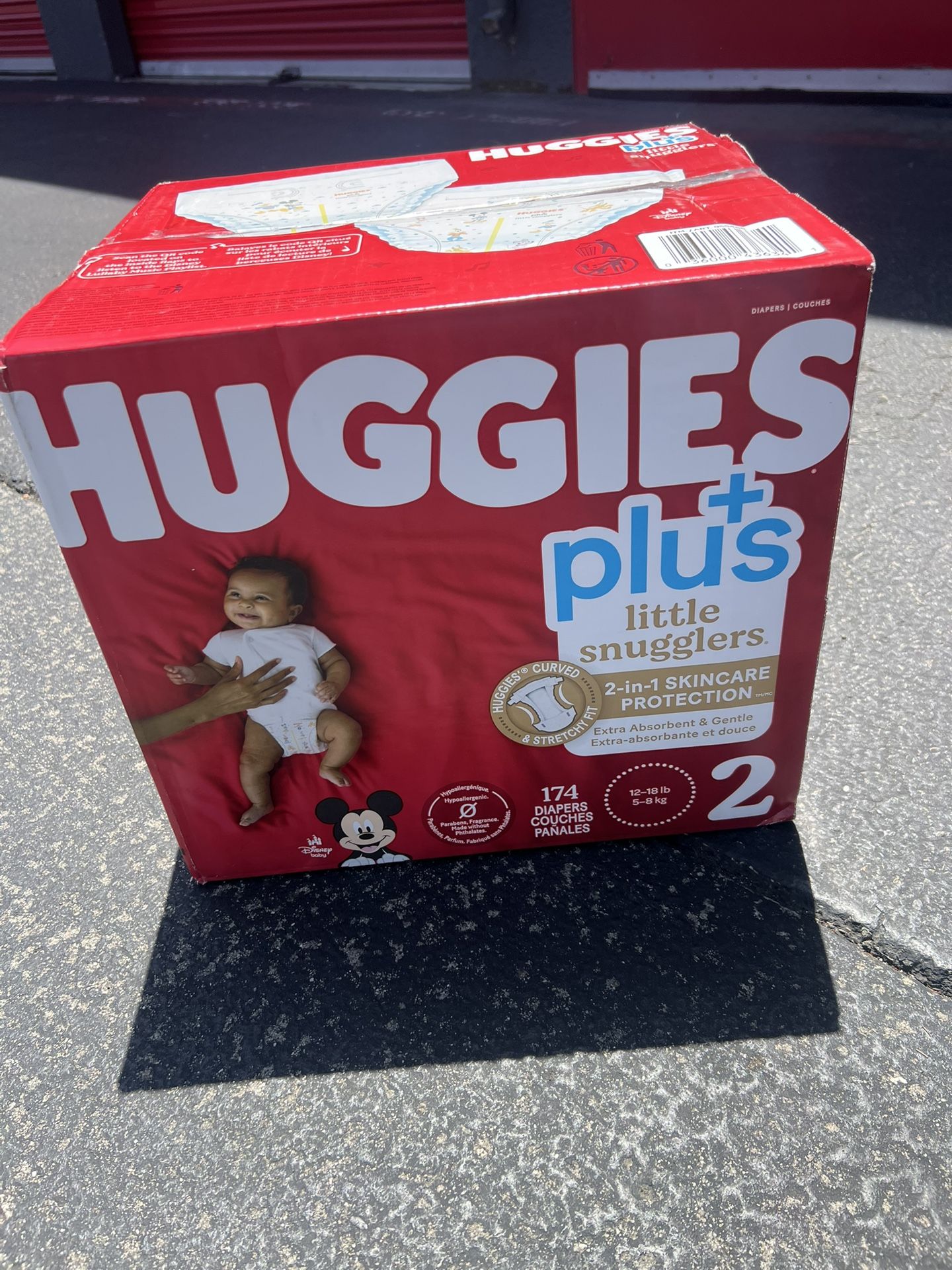 Size 2 Huggies Plus Little Snugglers