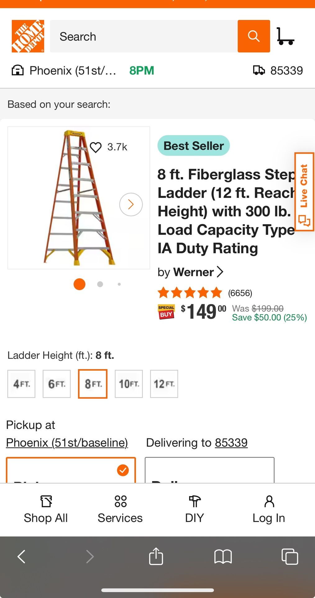 8 Ft Ladder