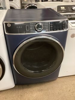GE Smart 7.8 cu.ft. Front Load Electric Dryer with Steam and Sanitize Cycle