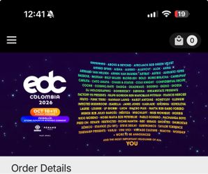 EDC Columbia Tickets 2026 GA 2-day pass