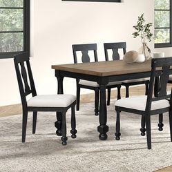 FOA NEUE 78x38 DINING TABLE AND CHAIRS 