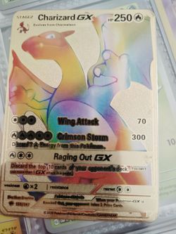 Pokemon Charizard Replica Card GX