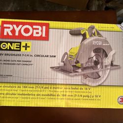 Sealed RYOBI ONE+ HP 18V Brushless Cordless 7-1/4 in. Circular Saw (Tool Only)