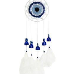 White/Blue Feather Dream Catcher