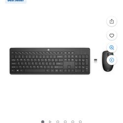 HP 230 Wireless Mouse and Keyboard Combo