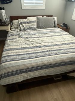 King frame and mattress