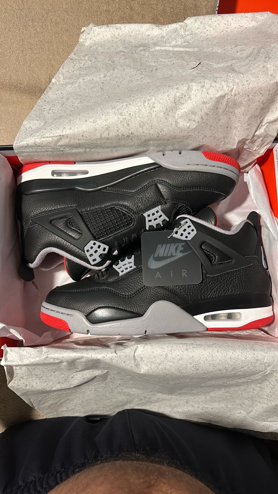 Air Jordan Retro 4 Bred Reimagined