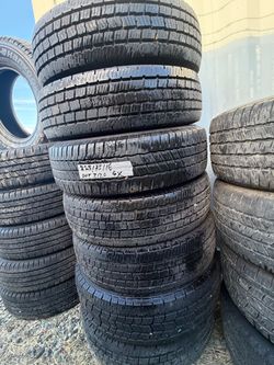 225/75R16 Used Tires Set of 6 cooper discovered