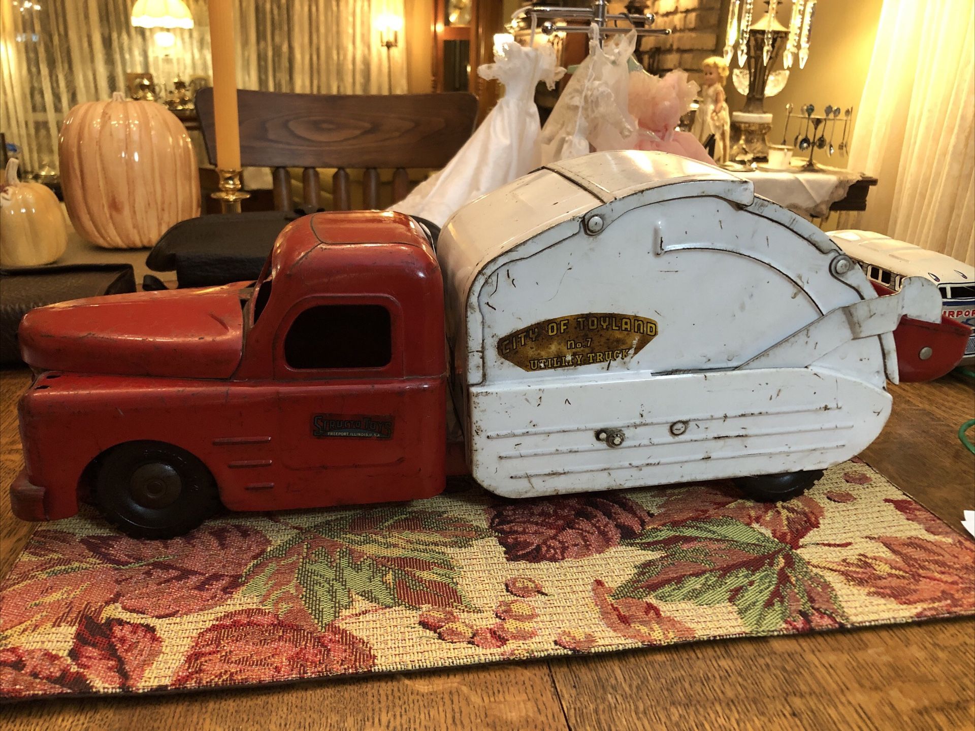 1950’s Structo Toy Co Garbage/Trash Truck Cash/Venmo Pickup White Bear Lake Home 