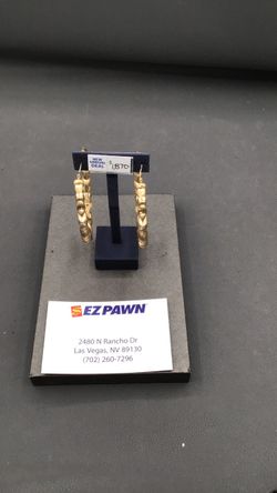 10kt Bangle earrings