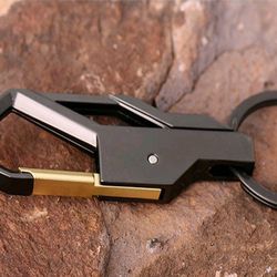 1PCS Creative Alloy Metal Keyfob Car Keyringwith Keychain Key Chain Ring 