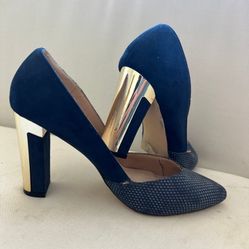 Women Blue Heels