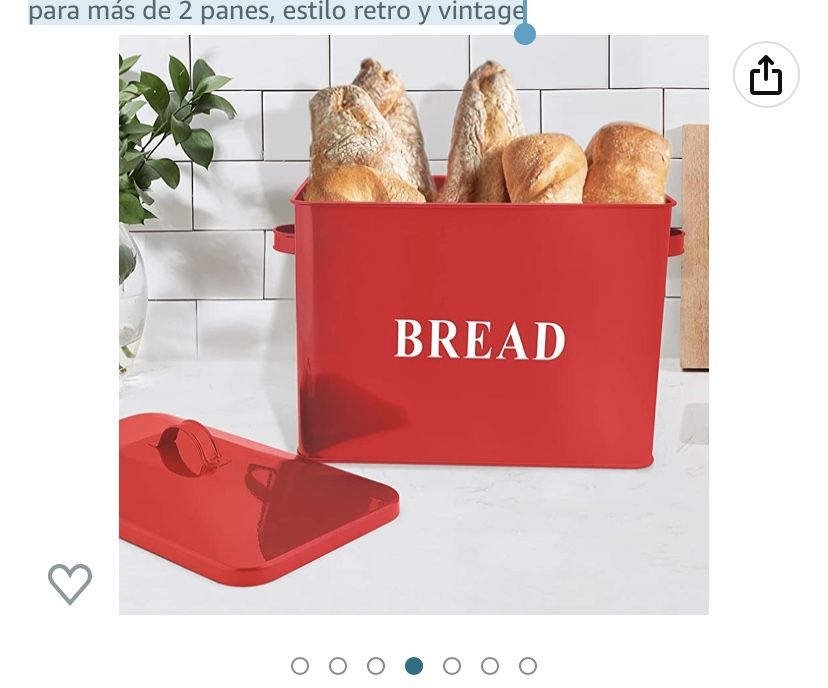 -Far Red bread basket for kitchen countertop, metal support for farm decoration, extra large and high capacity storage container, 13 x 9.8 x 7.3 inche