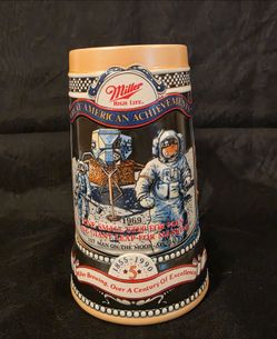 Miller High Life Great American Achievements Apollo 11 Stein