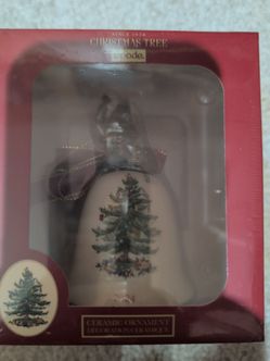 NIB Spode Christmas Tree Bell Santa On Top Decoration Collectible Ornament 2024