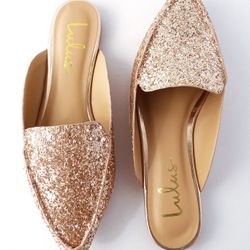 Lulus Rose Gold Loafers 