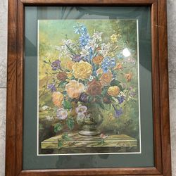 Vintage Albert Williams Framed Artwork 