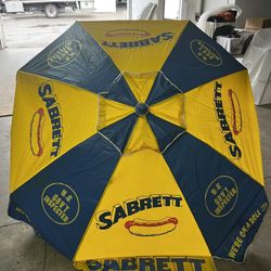 Sabrett Hot Dog Umbrella