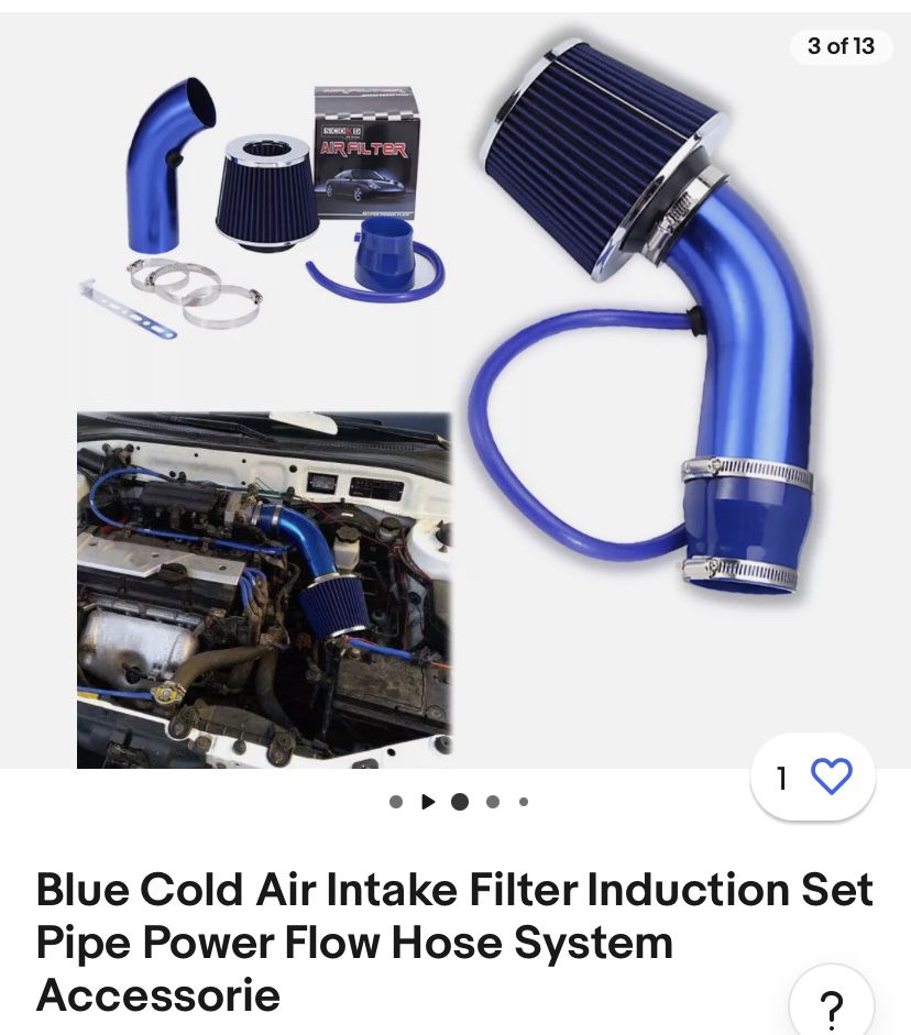 Brand New Cold Air Filter Induction Set