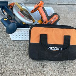 Ridgid & Ryobi Tools-Misc Set