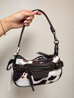 Jessica Simpson Cow Print Shoulder Bag – Brand New with Tags