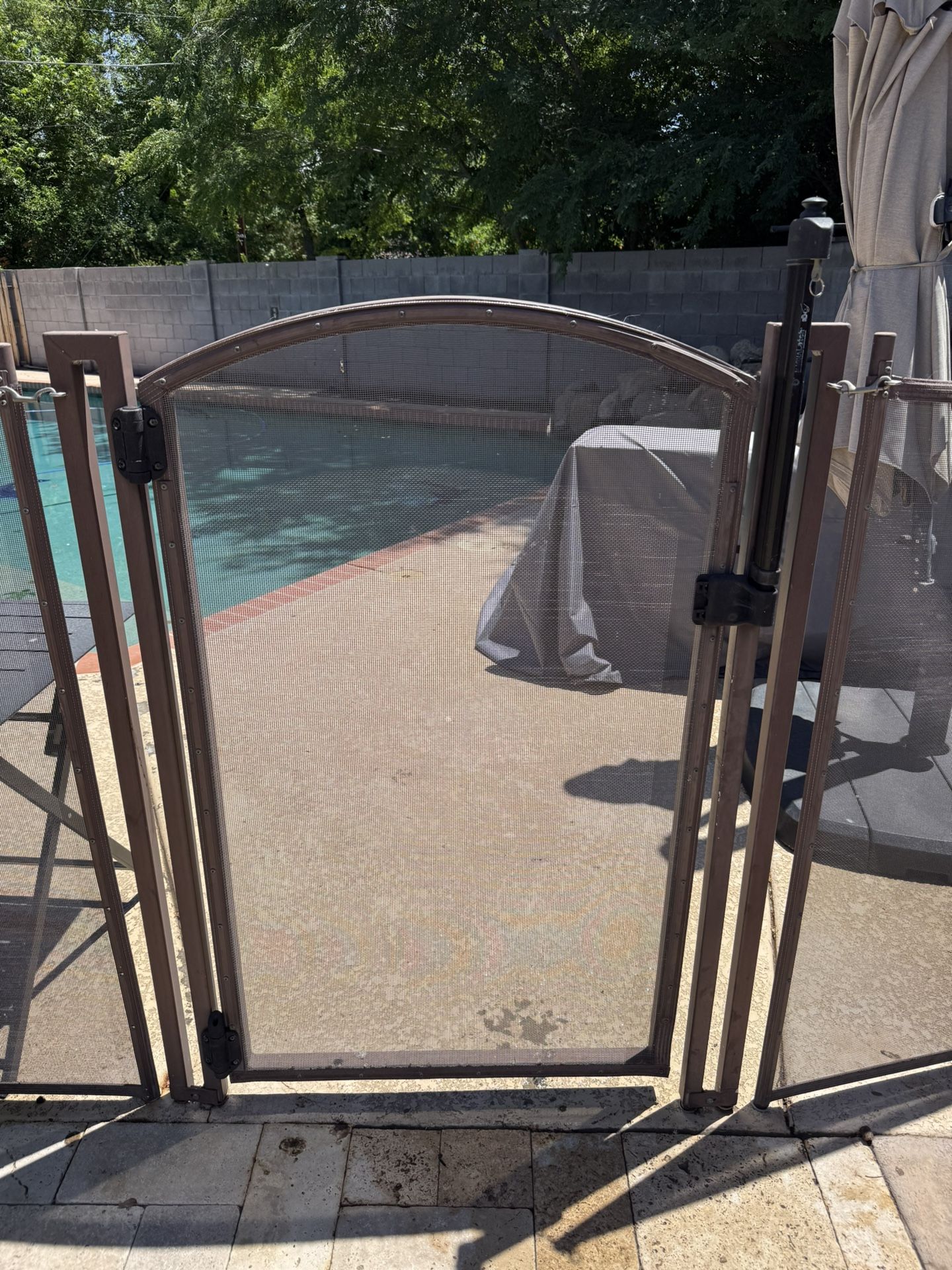 Pool fence & MagnaLatch Gate