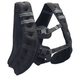 Black Weighted Running Vest -  Brand New