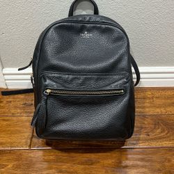 Great Condition! Black Leather Kate spade Backpack