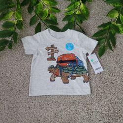 Carter's Baby Boy Turtle Shirt (0-3 Months)