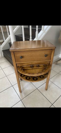 Mid century solid wood