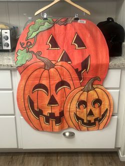 Halloween Jack-O-Lantern Decorative Flag