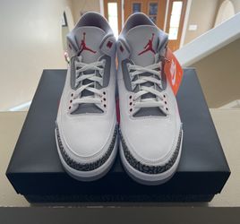 jordan 3 fire red size 12